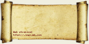 Jana Vujić vizit kartica